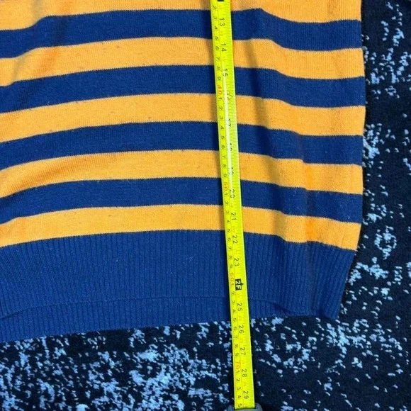 Adidas Originals Vintage Striped Sweater with Trefoil Snowflake Pattern size m - Picture 4 of 5